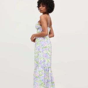 The Dottie Nap Dress | Blue Hydrangea Crepe | S